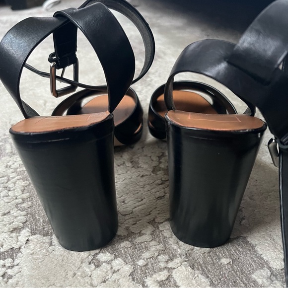 Dolce Vita Black Strappy Heels - Picture 4 of 5